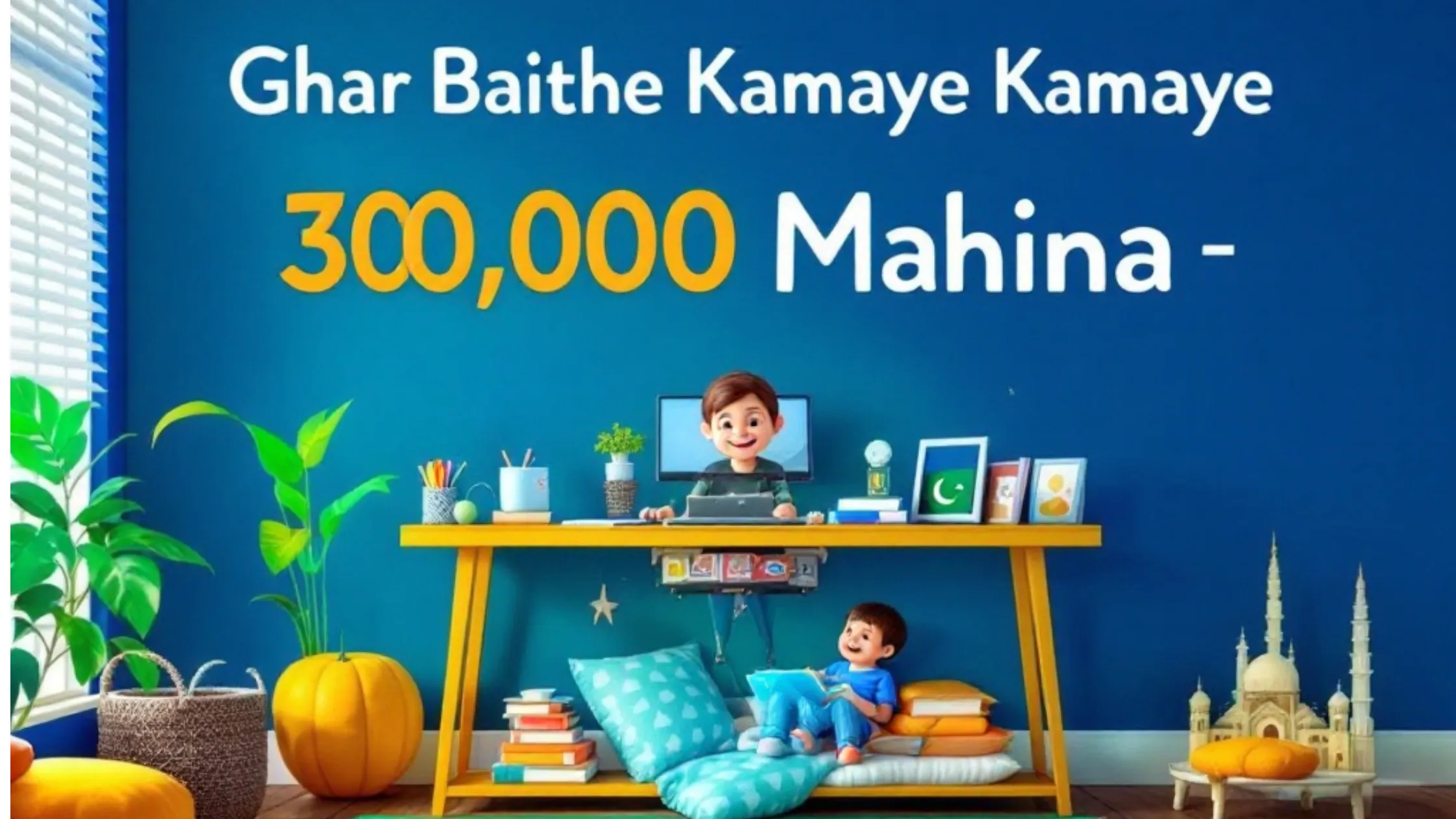 ghar baithe kamaye 30,000 mahina in pakistan